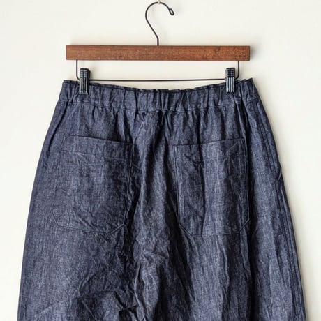 《 UNISEX 》 RINEN / 6オンス ノットインディゴデニム リラックスパンツ ( ネイビー )