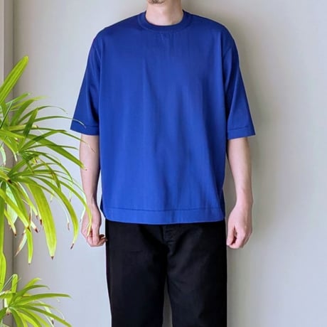 《 UNISEX 》 maillot mature / Crew Half-Sleeve Tee ( ROYAL )