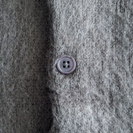 《 MEN 》 TOWNCRAFT / SOLID SHAGGY CARDIGAN ( CHARCOAL )
