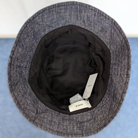 《 UNISEX 》 RINEN / 6オンス ノットインディゴデニム バケットハット ( 2 colors )