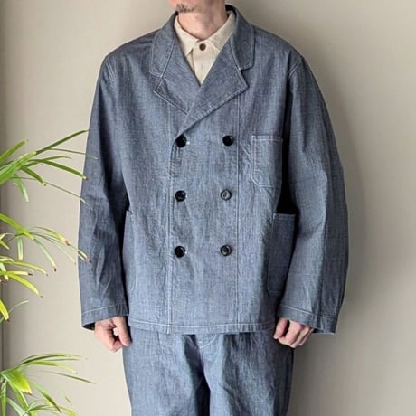 《 UNISEX 》H.UNIT / 9oz denim german work jacket ( HAKEME )