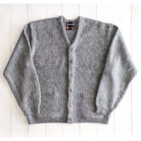 《 MEN 》 TOWNCRAFT / SOLID SHAGGY CARDIGAN ( HEATHER GRAY )