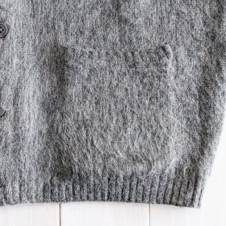 《 MEN 》 TOWNCRAFT / SOLID SHAGGY CARDIGAN ( HEATHER GRAY )