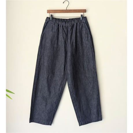 《 UNISEX 》 RINEN / 10オンス ノットインディゴデニム リラックスパンツ ( ネイビー )