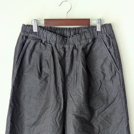 《 UNISEX 》RINEN / 16/1モールスキン ベーシックパンツ ( チャコール )