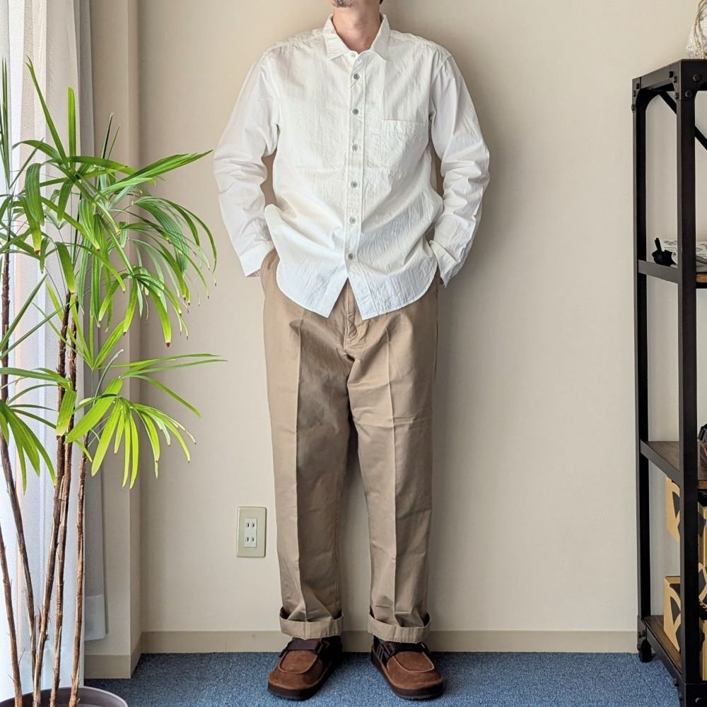 UNISEX 》HATSKI / Tapered Chino Trouser ( BEI