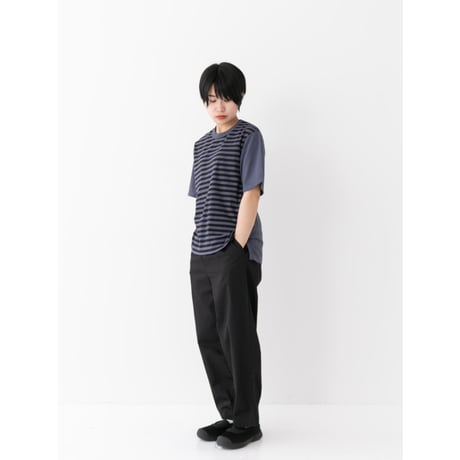 《 Unisex 》RINEN / 80/2スーピマギャバ イージーパンツ ( クロ )