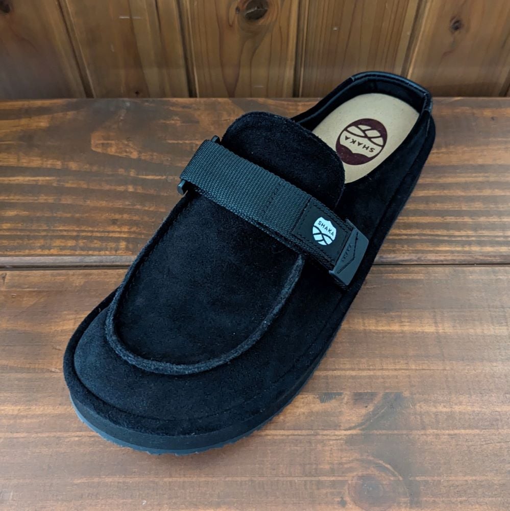 UNISEX 》 SHAKA / MOC MULE TASSEL SUEDE ( BLAC
