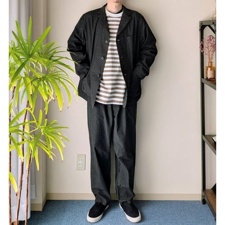 《 MEN 》 maillot mature / C/L Cloth Jacket Shirt ( CHARCOAL )
