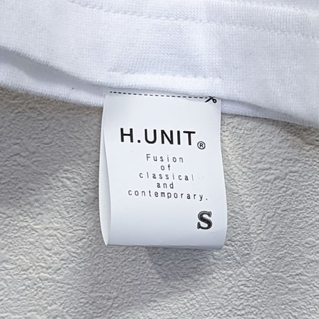 《 Unisex 》H.UNIT / H.UNIT DOGS print tee ( WHITE )