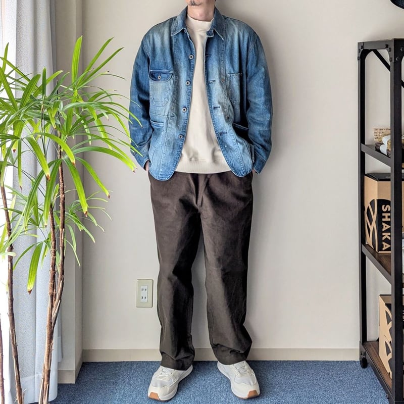 週末セール中　H.UNIT denim coveralls used wash MEN 》 H.UNIT / Denim coveralls ( Used wash )