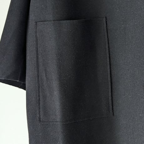 《 WOMEN 》 sosotto / ウールライクバルカラーコート ( ブラック )