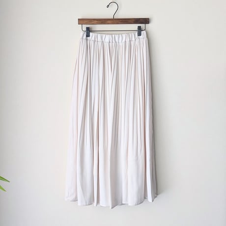 《 WOMEN 》sosotto / アンティークサテン 消しプリーツスカート ( 4 colors )