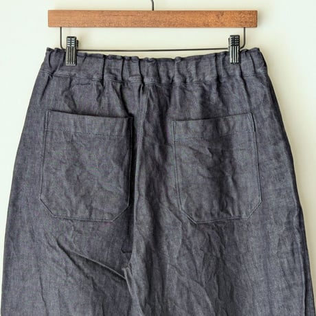 《 UNISEX 》 RINEN / 10オンス ノットインディゴデニム リラックスパンツ ( ネイビー )