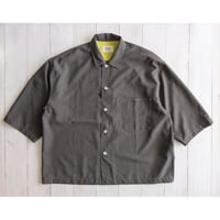 《 MEN 》 weac. / JONNY 7分袖シャツ ( GREY )