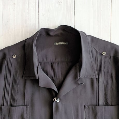 《 MEN 》 SUNNY SPORTS / CUBA SHIRTS  ( BLACK )