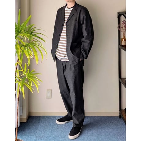 《 MEN 》 maillot mature / C/L Cloth Jacket Shirt ( CHARCOAL )