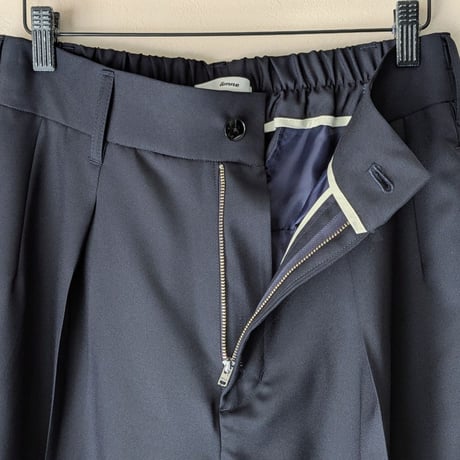 《 MEN 》 ämne / GABARDINE whale's slacks  ( NAVY )