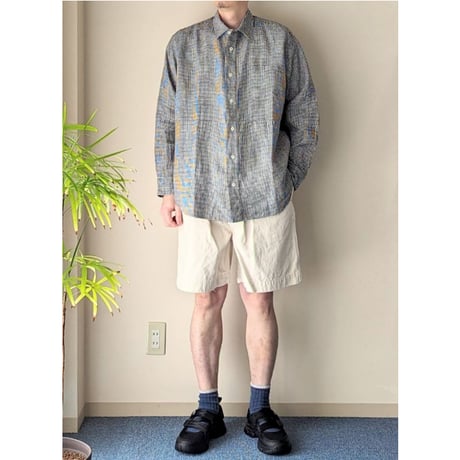 《 Men's 》HATSKI / 2Tuck Easy Chino Shorts ( ECRU )