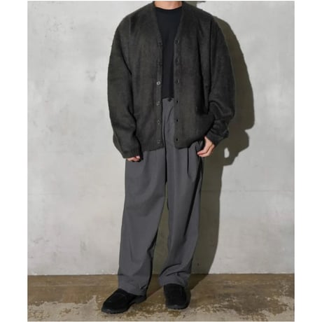 《 MEN 》 TOWNCRAFT / SOLID SHAGGY CARDIGAN ( NAVY )