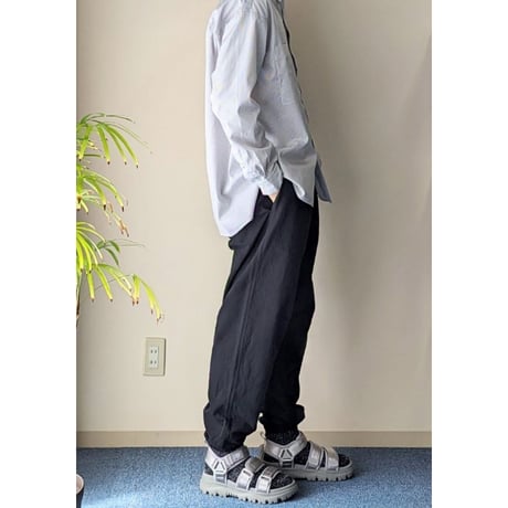 《 Unisex 》ämne / PIMA STRIPE covered shirts  ( GRAY )