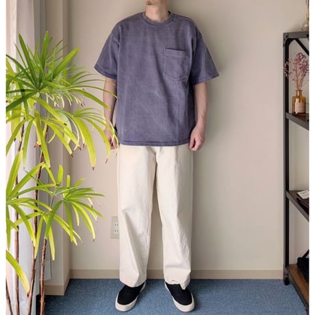 《 MEN 》 weac. / HARDY ポケットTシャツ ( PURPLE )