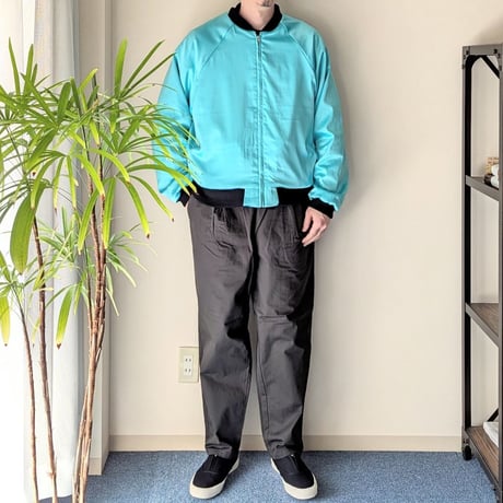 《 MEN 》 THRIFTY LOOK / SOUVENIR GREENLAND BLOUSON -VELOUR- ( BLACK )