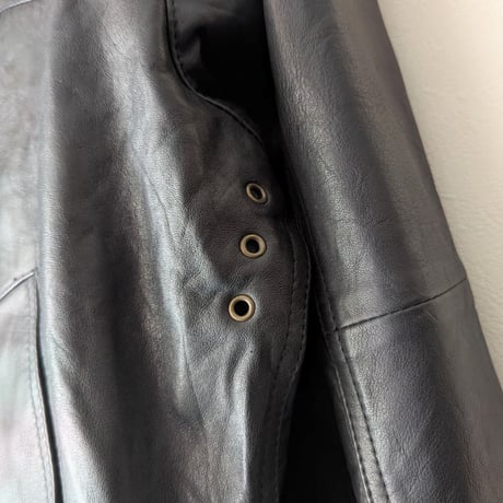 《 UNISEX 》 yoused / Leather Drivers Jacket