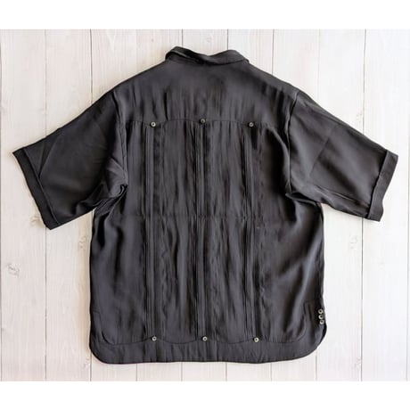 《 MEN 》 SUNNY SPORTS / CUBA SHIRTS  ( BLACK )