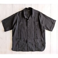 《 MEN 》 SUNNY SPORTS / CUBA SHIRTS  ( BLACK )