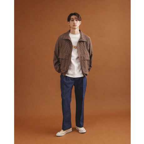 《 UNISEX 》 ämne / Pre-wash DENIM eel's  ( INDIGO )
