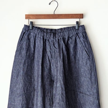 《 UNISEX 》 RINEN / 6オンス ノットインディゴデニム リラックスパンツ ( ネイビー )