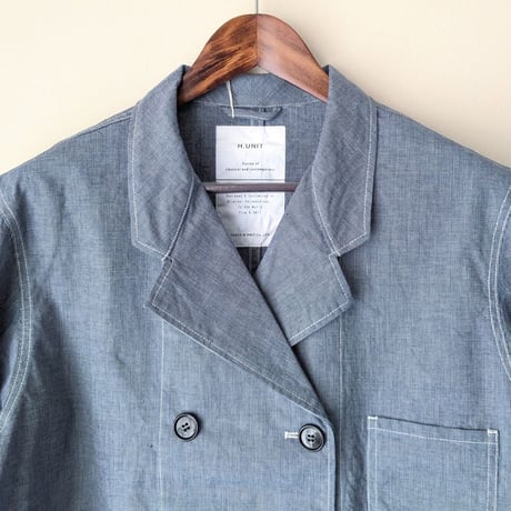 《 UNISEX 》H.UNIT / 9oz denim german work jacket ( HAKEME )