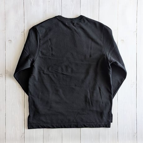 《 UNISEX 》 RINEN / 20/1オーガニック裏毛 クルーネック ( クロ )
