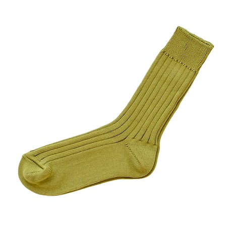 《 MEN 》 NISHIGUCHI KUTSUSHITA / エジプトコットンリブソックス M ( 4 colors )