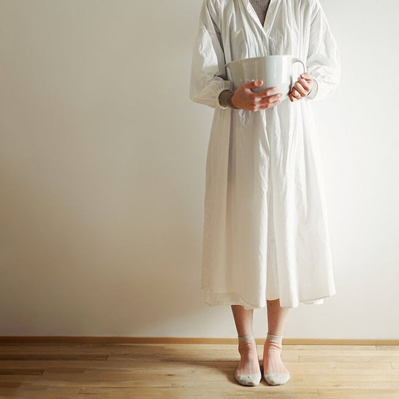 WOMEN 》memeri / ギザコットンヘリンボーンソックス ( 4 colors
