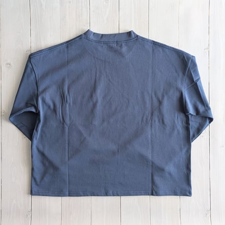《 WOMEN 》 sosotto / 21/2天竺袖裏LIBERTYクルーネックロングスリーブ ( ブルー )