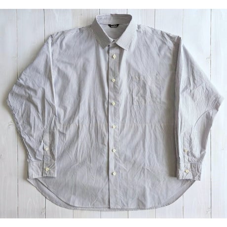 《 MEN 》 maillot mature / Shuttle Cloth Play Shirt ( STRIPE )