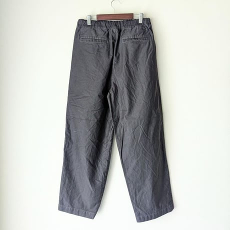 《 UNISEX 》RINEN / 16/1モールスキン ベーシックパンツ ( チャコール )