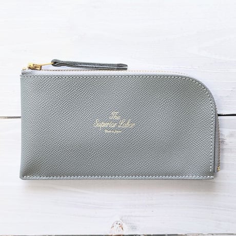 《 Unisex 》THE SUPERIOR LABOR / calf L zip purse ( 2 colors )