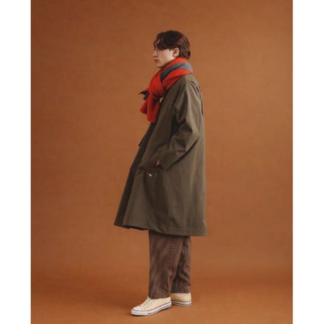 《 UNISEX 》 ämne / NYLON OX covered coat  (BLACK )