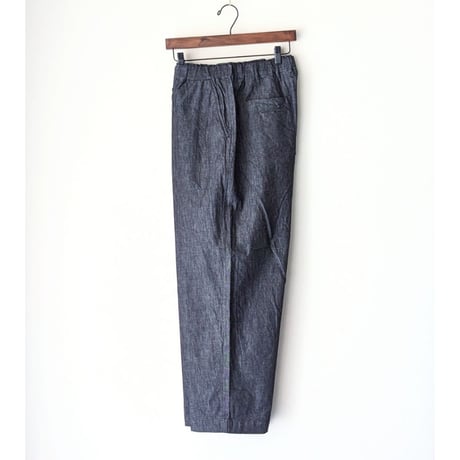 《 UNISEX 》 RINEN / 6オンス ノットインディゴデニム リラックスパンツ ( クロ )