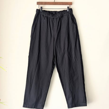 《 Unisex 》RINEN / 80/2スーピマギャバ イージーパンツ ( クロ )