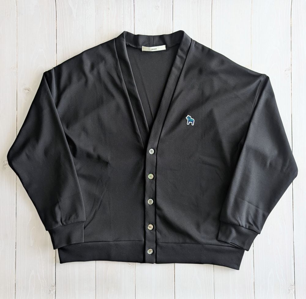 UNISEX 》ämne / CIRCULAR RIB Dalahäst cardigan