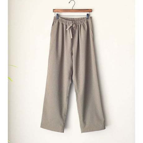 《 MEN 》maillot / Shadow Check Easy Trouser ( BEIGE )
