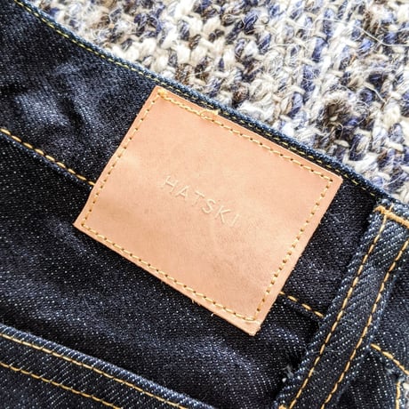 《 UNISEX 》 HATSKI / Loose Tapered Denim ( ONE WASH )