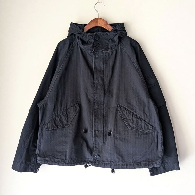 MEN 》 H.UNIT / HBT hooded jacket ( Used wash