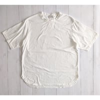 《 UNISEX 》 RINEN / 60/2スーピマ天竺 半袖ラウンドクルーネック ( シロ )