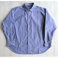 《 MEN 》 maillot mature / Shuttle Cloth Play Shirt ( BLUE )