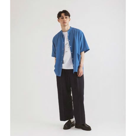 《 MEN 》 ämne / GABARDINE whale's slacks  ( NAVY )